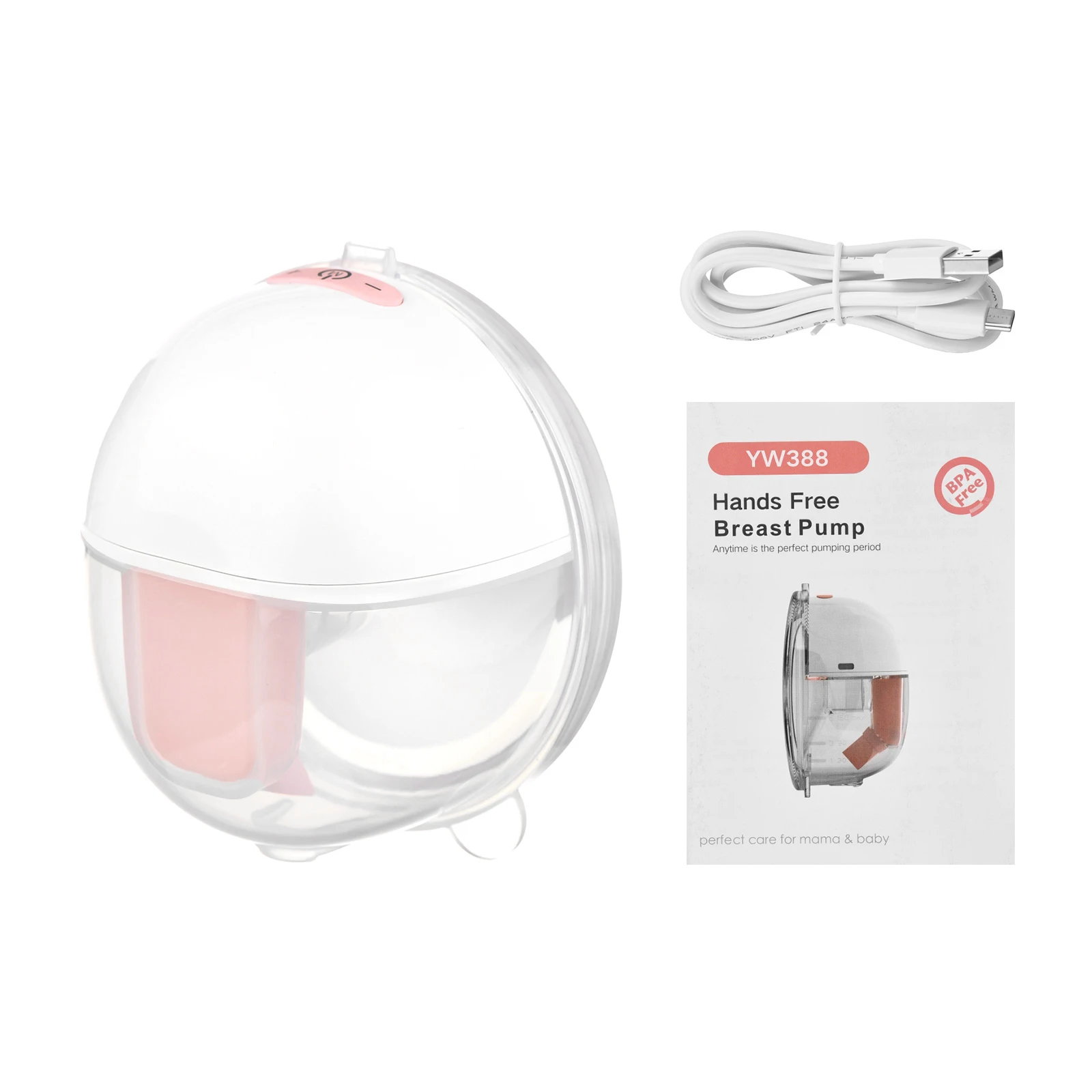 Wearable Breast Pump Hands Free Electric Portable Wearable Breast Pumps BPA-free Breastfeeding Milk Collector