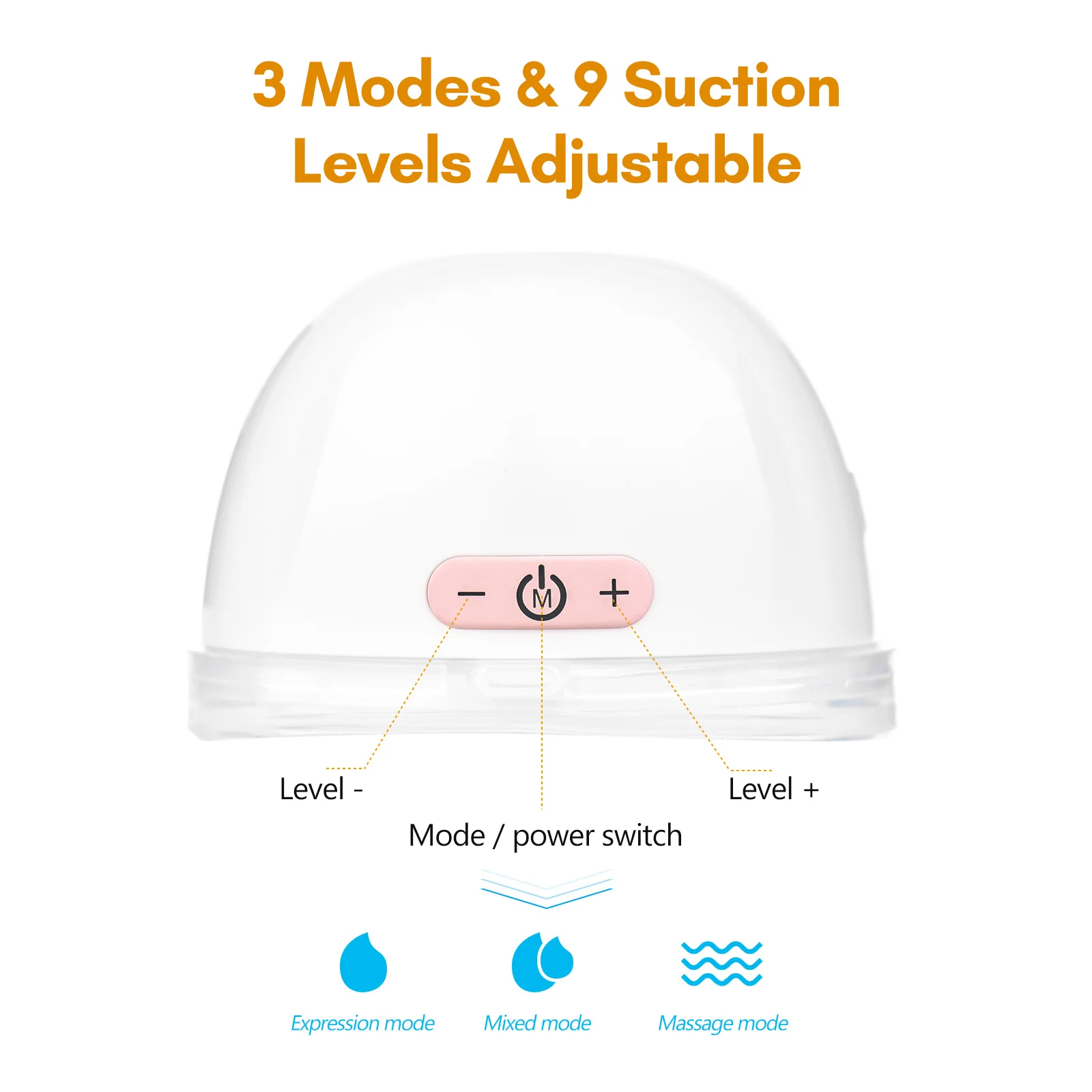 Wearable Breast Pump Hands Free Electric Portable Wearable Breast Pumps BPA-free Breastfeeding Milk Collector