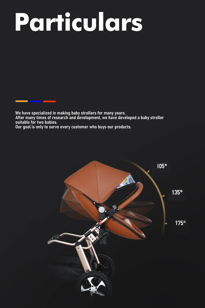 2025 New Twin baby strollers,Eggshel Double baby strollers,Luxury leather baby carriage,portable Folding Double Newborn Pram