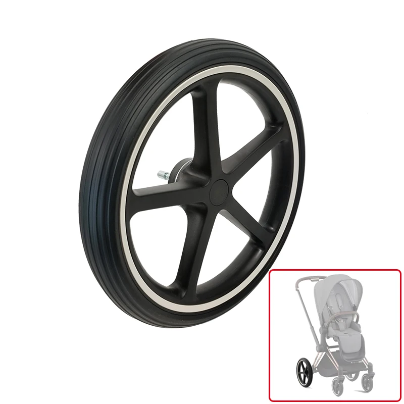 Stroller Rear Wheel Each For Cybex Priam Mios Melio Gazelle S Balios S Libelle Orfeo Pushchair Buggy Back Wheel Accessories