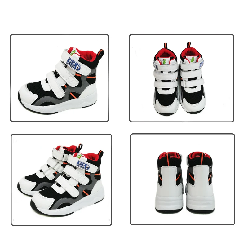 Ortoluckland Children Shoes Girls Kids Orthopedic Mesh Sneakers Boys Tiptoe Flatfeet Boots with Arch Support Insole