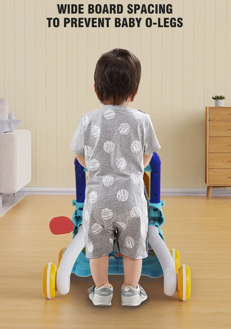 PANGDUBE Early Educational Baby Walker with Artboard Toy Baby Activities Learning Walking Toys Walkers for Baby Assisted Walking