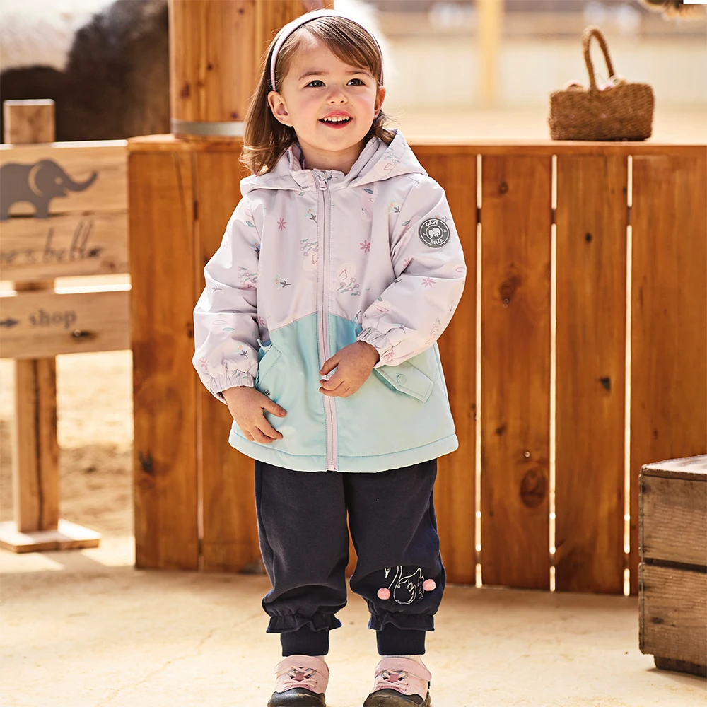 Dave Bella Children Girls Baby Tops Outerwear Autumn Winter Fashion Casual Sweet Cute Children's Overcoat Outdoor Warm DB3253553