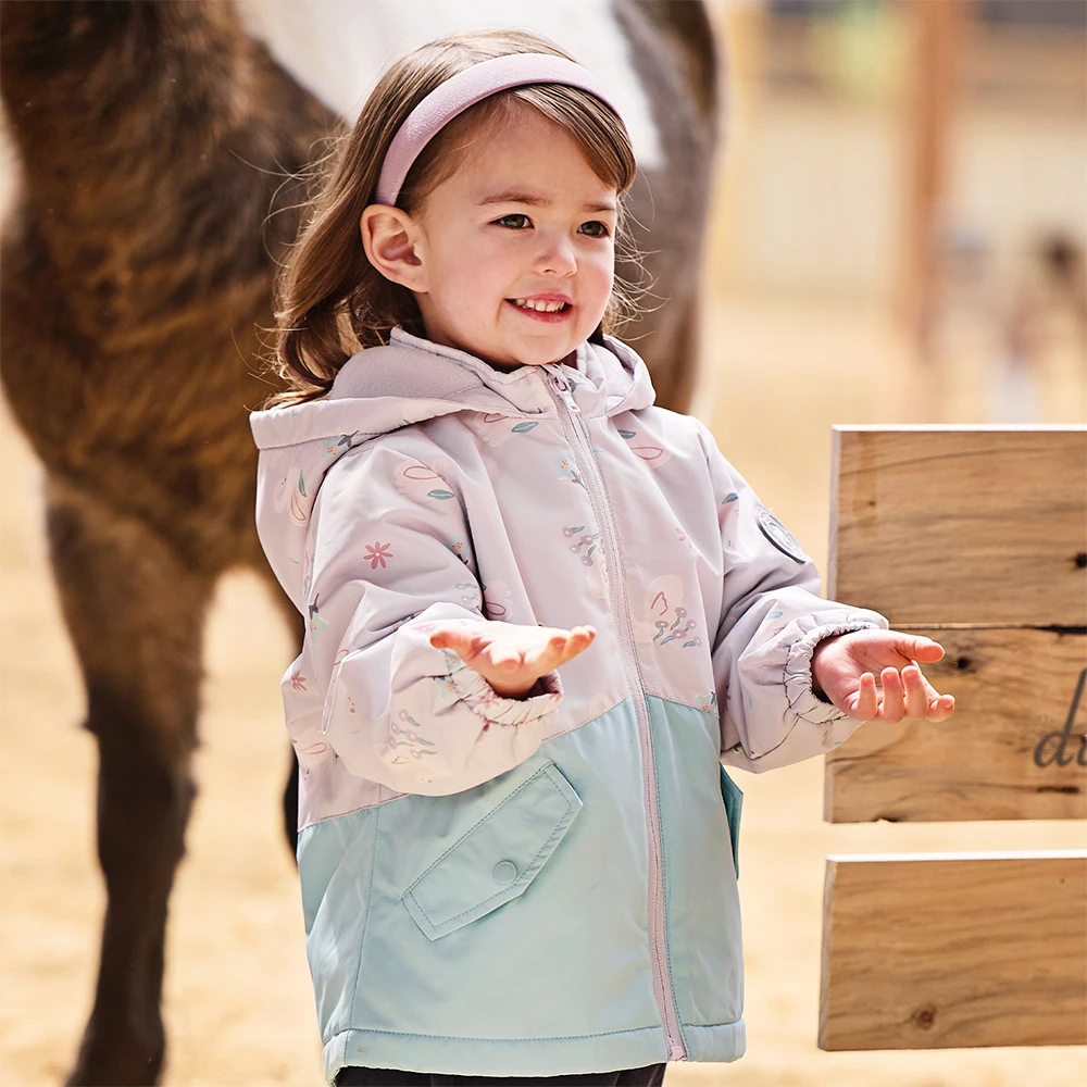 Dave Bella Children Girls Baby Tops Outerwear Autumn Winter Fashion Casual Sweet Cute Children's Overcoat Outdoor Warm DB3253553