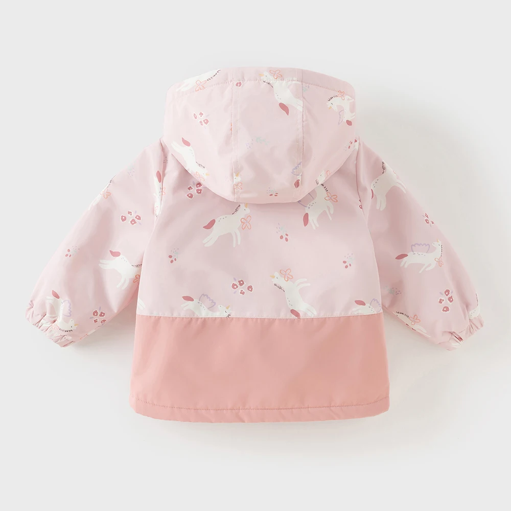 Dave Bella Children Girls Baby Tops Outerwear Autumn Winter Fashion Casual Sweet Cute Children's Overcoat Outdoor Warm DB3253553