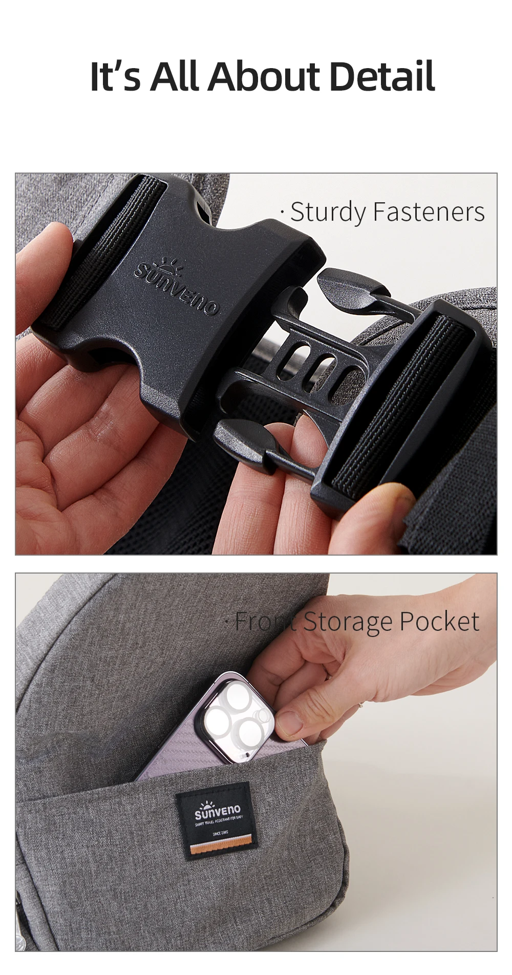Sunveno Advanced Foldable Baby Carrier Adjustable Waistband Ergonomic Lightweight Collapsable Hipseat Carrier Portable Pocket