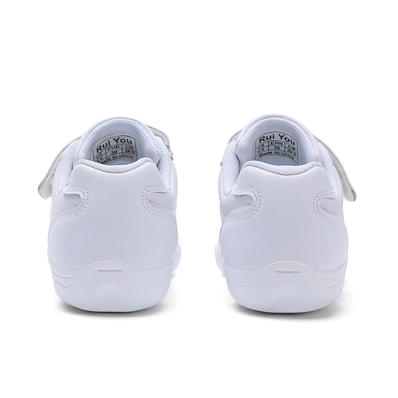 BAXINIER Youth Cheerleading Shoes Girls White Dance Shoes Women Sneakers Training Tennis Kids Competitive Aerobics Shoes
