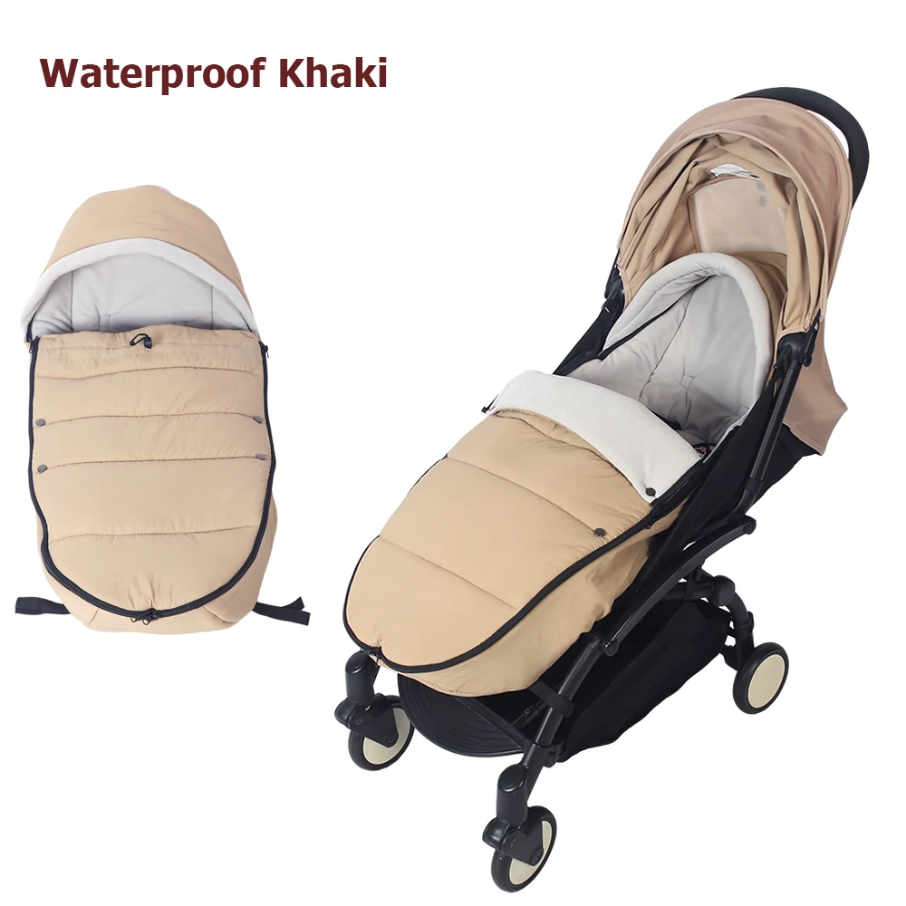 Stroller Footmuff Universal Fit for 95% Strollers Winter Warm Socks Waterproof Cotton Sleeping Sack Baby Stroller Accessories
