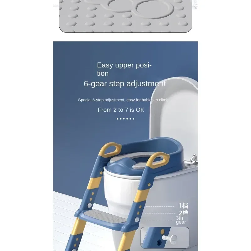 New Stepped Children's Toilet Foldable Foot Stool Multi-functional Baby Toilet Training Potty Ladder for Kids