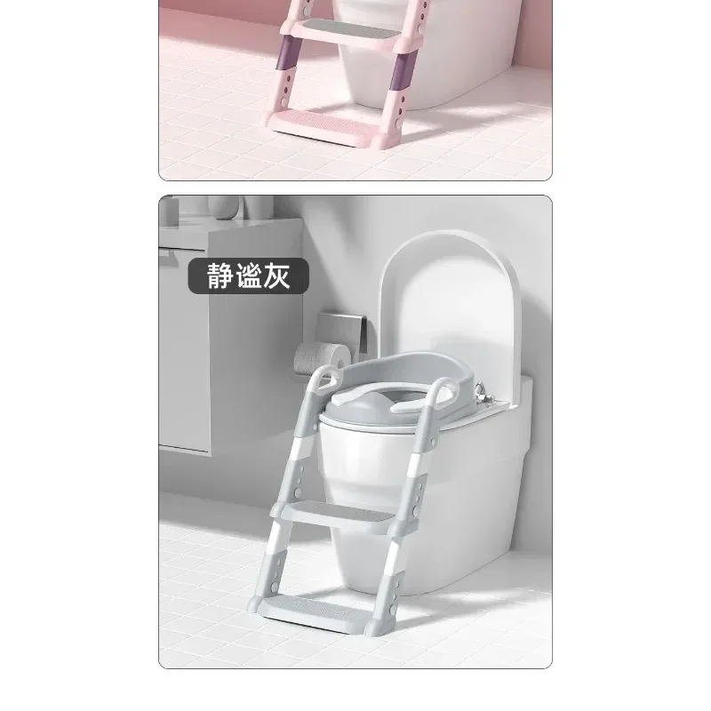 New Stepped Children's Toilet Foldable Foot Stool Multi-functional Baby Toilet Training Potty Ladder for Kids
