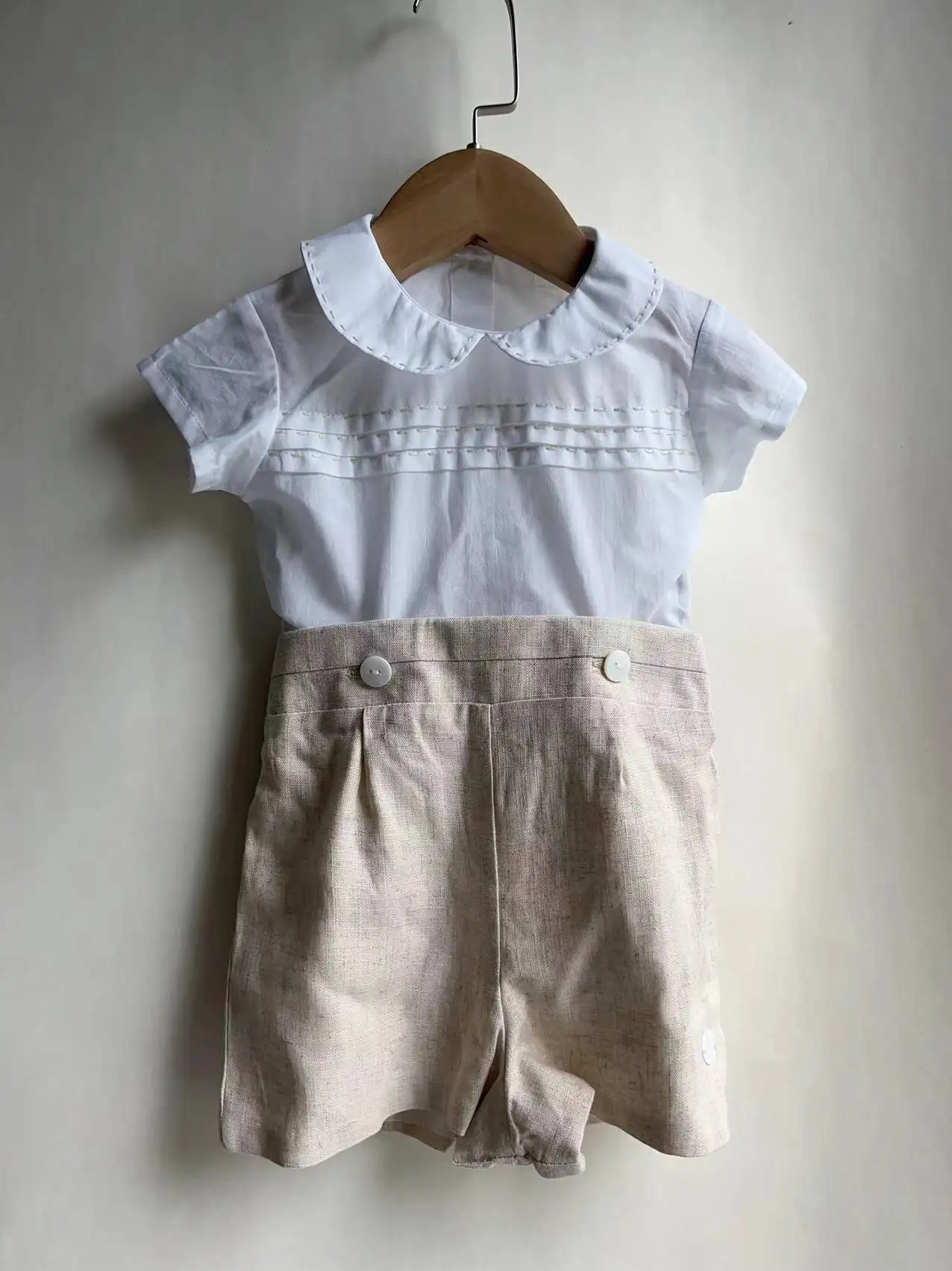 Baby Boys Clothes Set Infant Birthday Suit Kids Spanish Cotton Outfits Toddler Wedding Party Wear