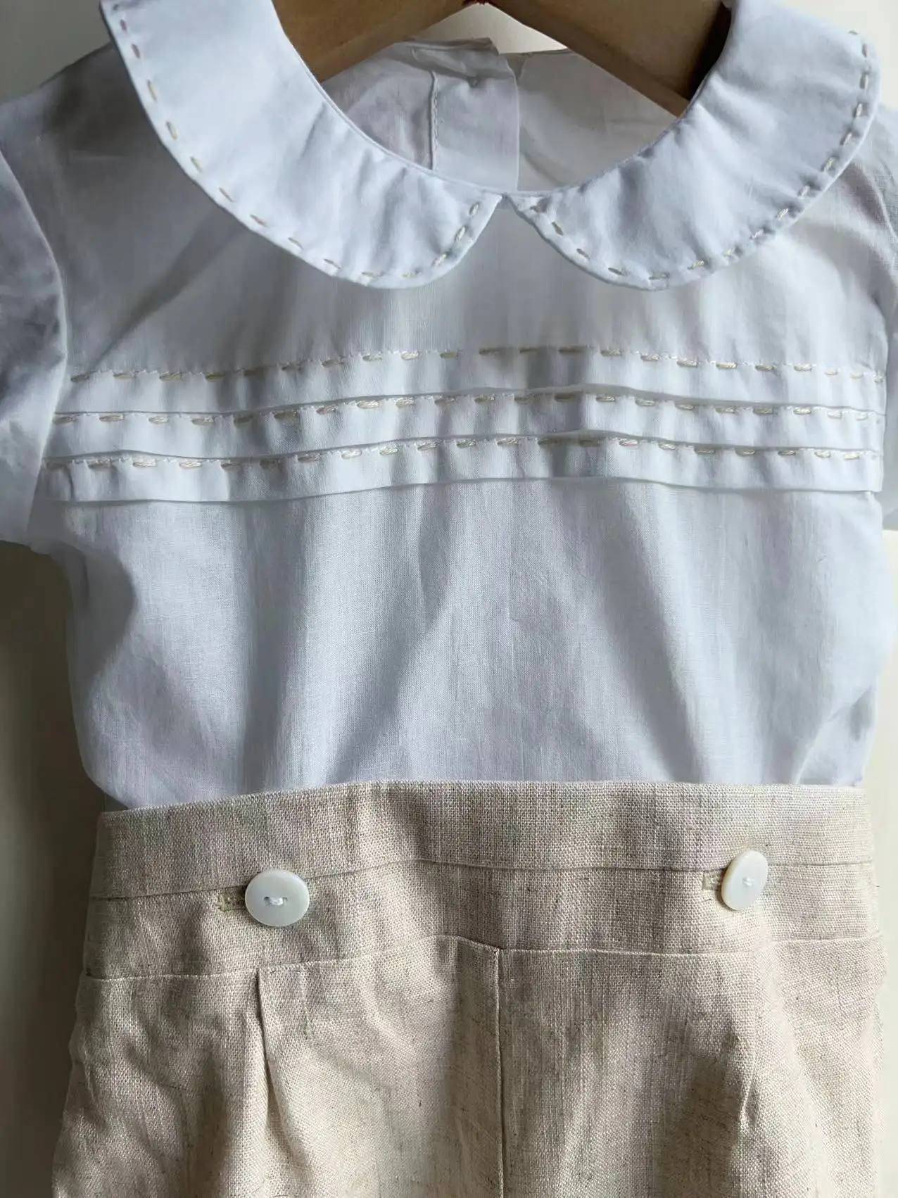 Baby Boys Clothes Set Infant Birthday Suit Kids Spanish Cotton Outfits Toddler Wedding Party Wear