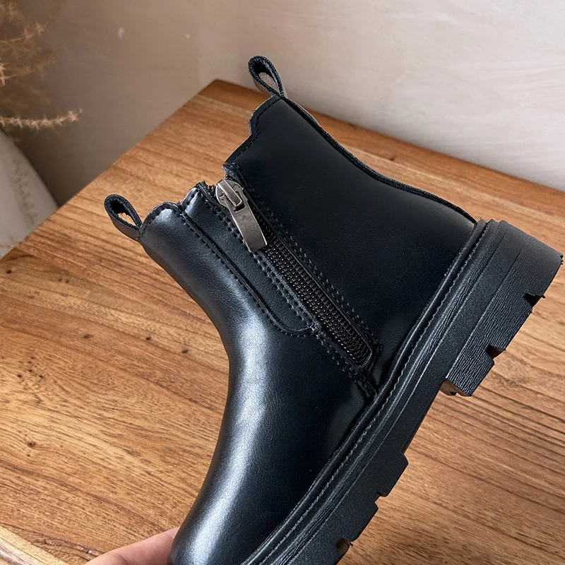 Children Casual Boots for Girls 2025 Autumn Winter New Fashion Korean Style Soft Bottom Anti-slippery Versatile Princess Shoes
