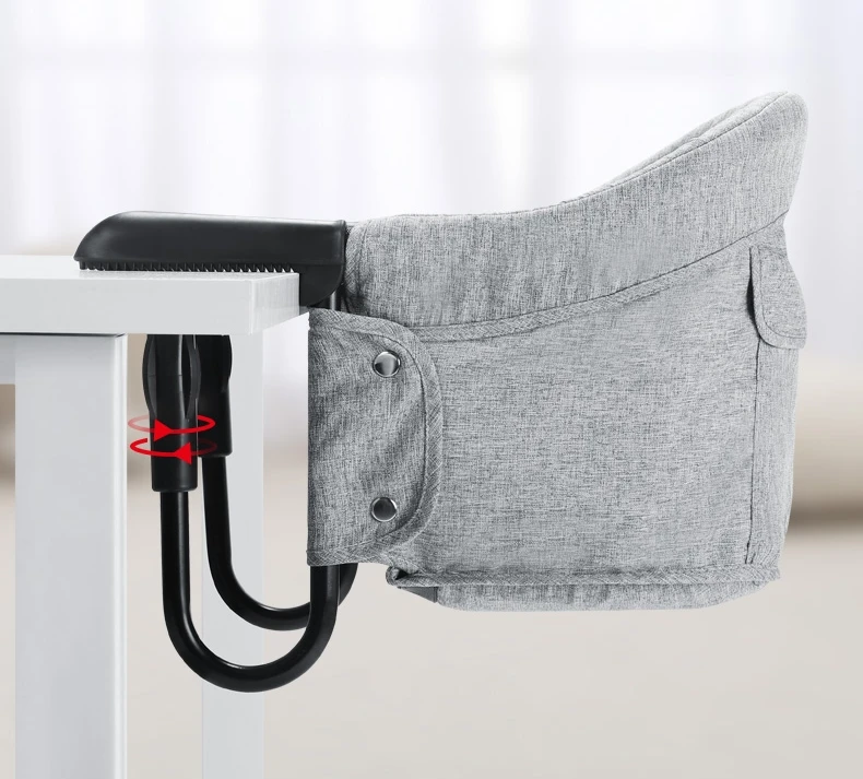 PANGDUBE Foldable Baby High Chair Portable Feeding Chair Booster Seat with Safety Belt Toddler Dining Chair for Infant Travel