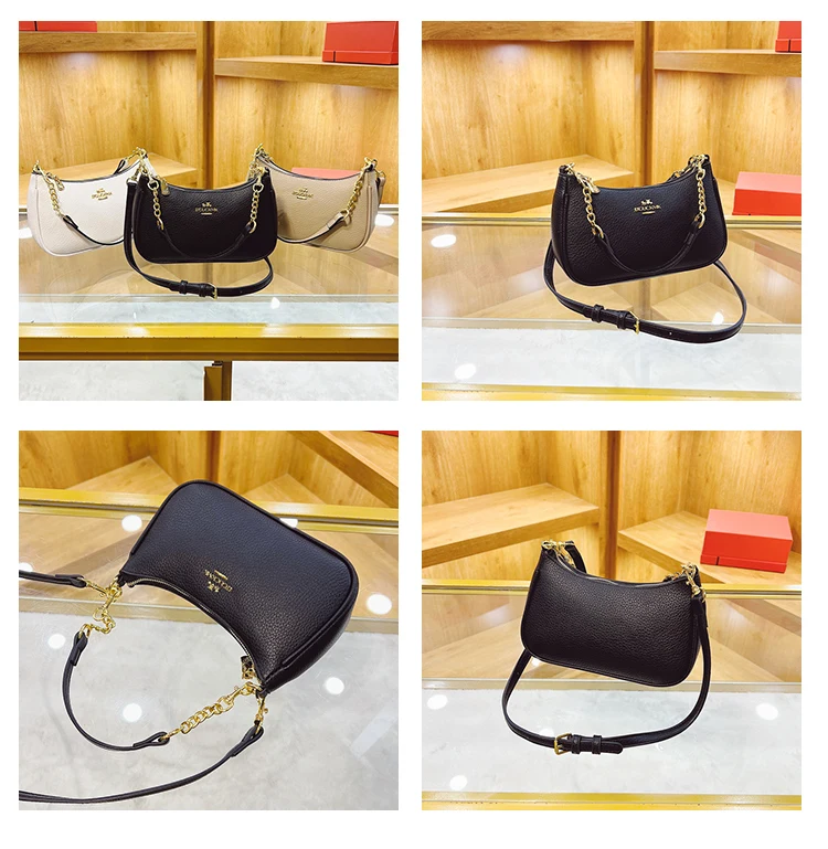 Elegant Women's Leather Classic Designer Shoulder Tote Bag Luxury Fashion Crossbody Handbag For Modern Outfits Diaper Bags