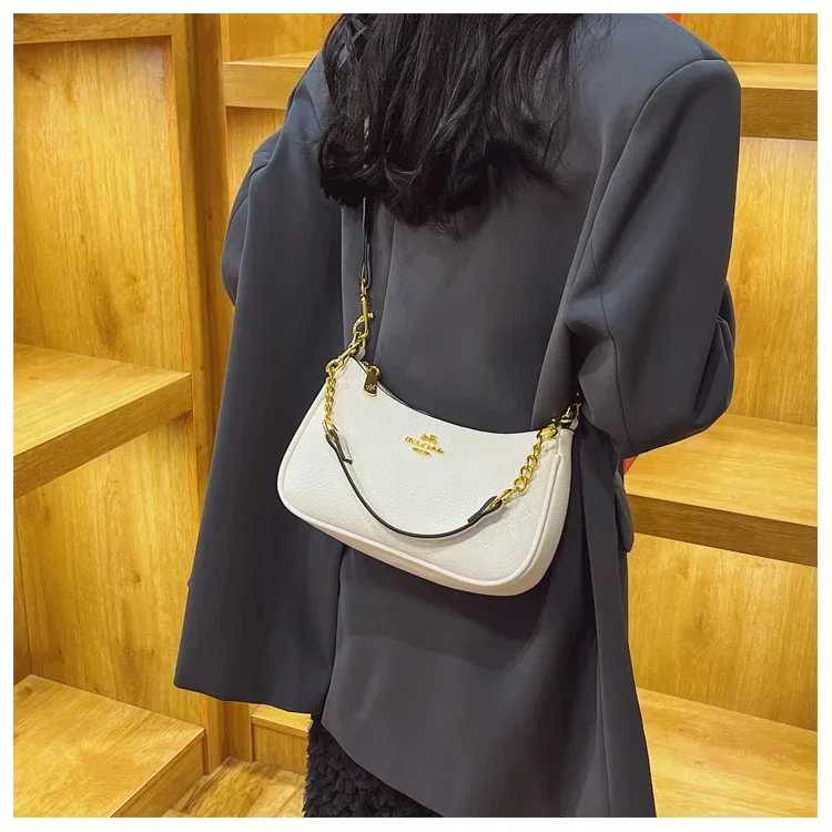 Elegant Women's Leather Classic Designer Shoulder Tote Bag Luxury Fashion Crossbody Handbag For Modern Outfits Diaper Bags