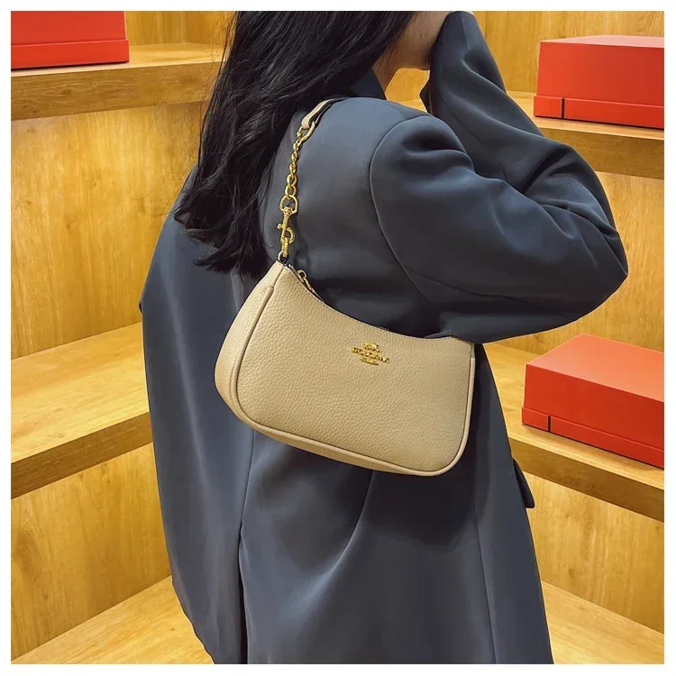 Elegant Women's Leather Classic Designer Shoulder Tote Bag Luxury Fashion Crossbody Handbag For Modern Outfits Diaper Bags
