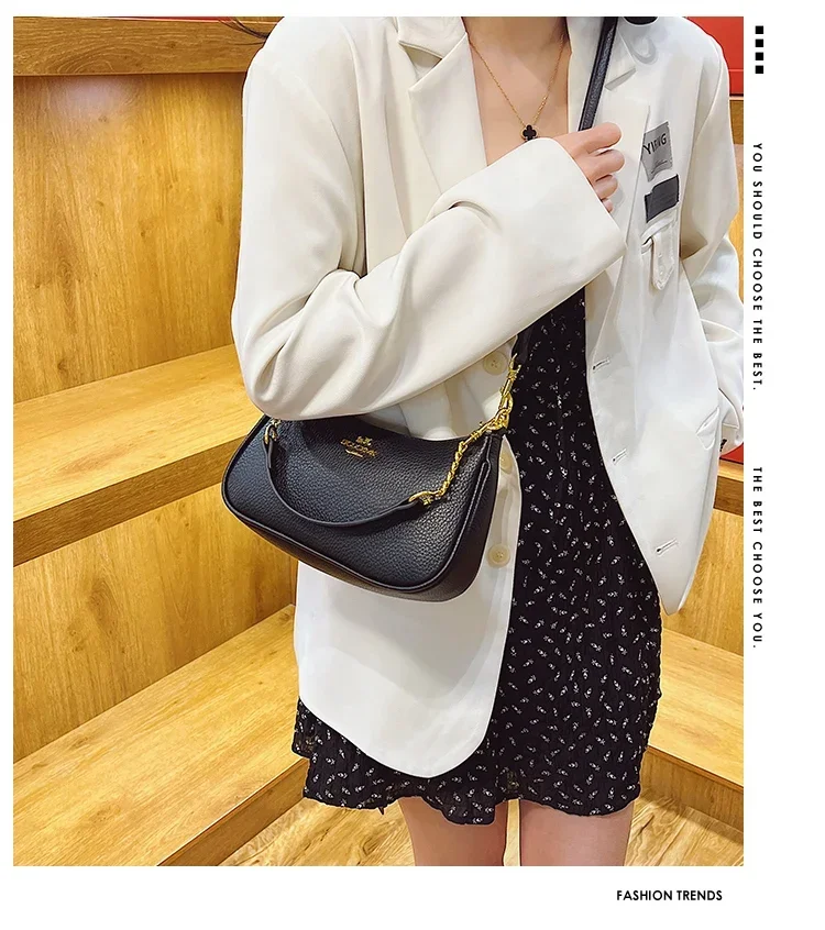 Elegant Women's Leather Classic Designer Shoulder Tote Bag Luxury Fashion Crossbody Handbag For Modern Outfits Diaper Bags