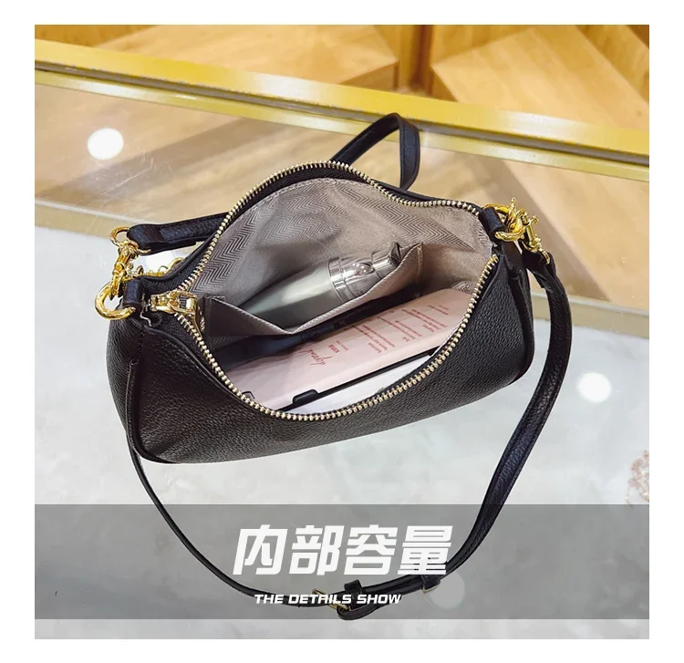 Elegant Women's Leather Classic Designer Shoulder Tote Bag Luxury Fashion Crossbody Handbag For Modern Outfits Diaper Bags
