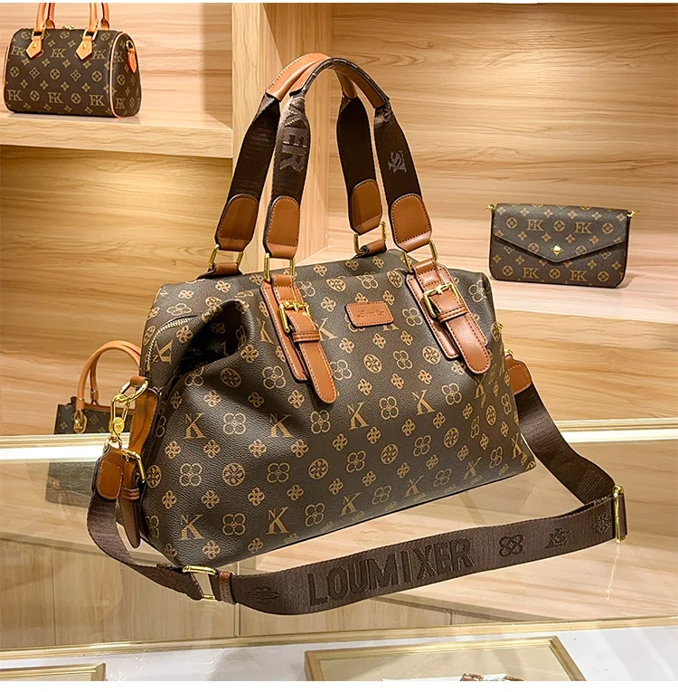 Trendy Paris Fashion Diaper Bag For Women Elegant Leather Crossbody Handbag Designer Minimalist Retro Messenger Purse And Tote