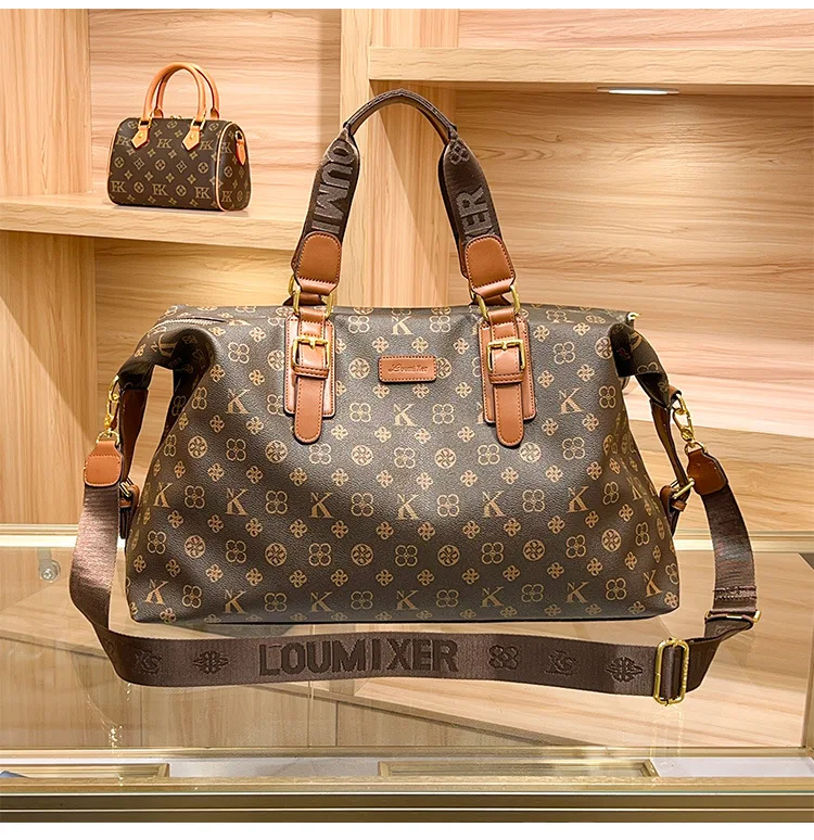 Trendy Paris Fashion Diaper Bag For Women Elegant Leather Crossbody Handbag Designer Minimalist Retro Messenger Purse And Tote