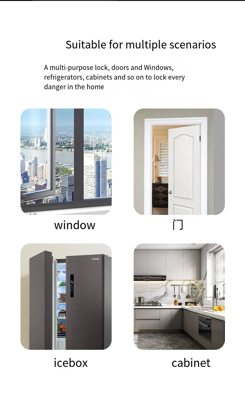 Child Safety Locks, Upgraded Adjustable Window Restrictors, Door Locks, Refrigerator Locks, Guard