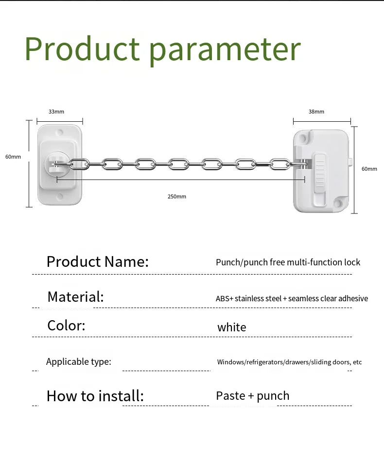 Child Safety Locks, Upgraded Adjustable Window Restrictors, Door Locks, Refrigerator Locks, Guard