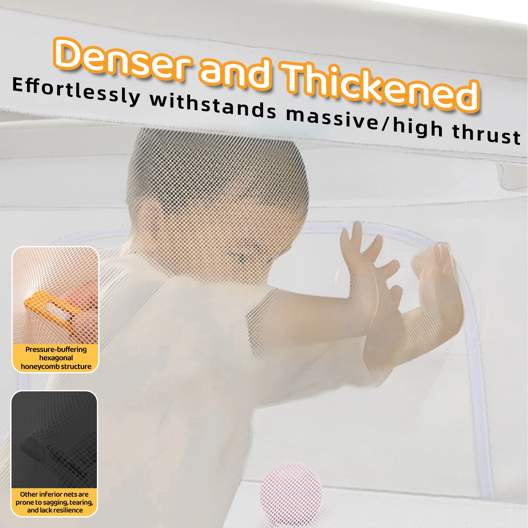 Gray Baby Playpen for Infants & Toddlers, Indoor & Outdoor Kids Activity Center Play Yard, Skin-Friendly Cushioned Play Fence with Soft Breathable Mesh, Anti-Bump Safe Play Pen, Portable Indoor/Outdoor Playpen, The Best Gift for a Baby.