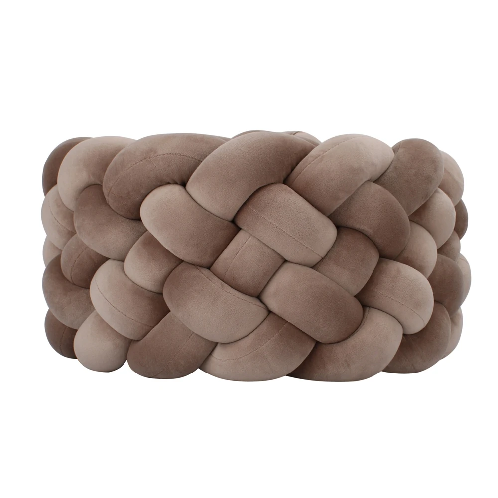 200cm Braided Baby Crib Bumper Pad Soft Breathable Toddler Bed Rail Protector Nursery Decor Newborn Baby Shower Gifts
