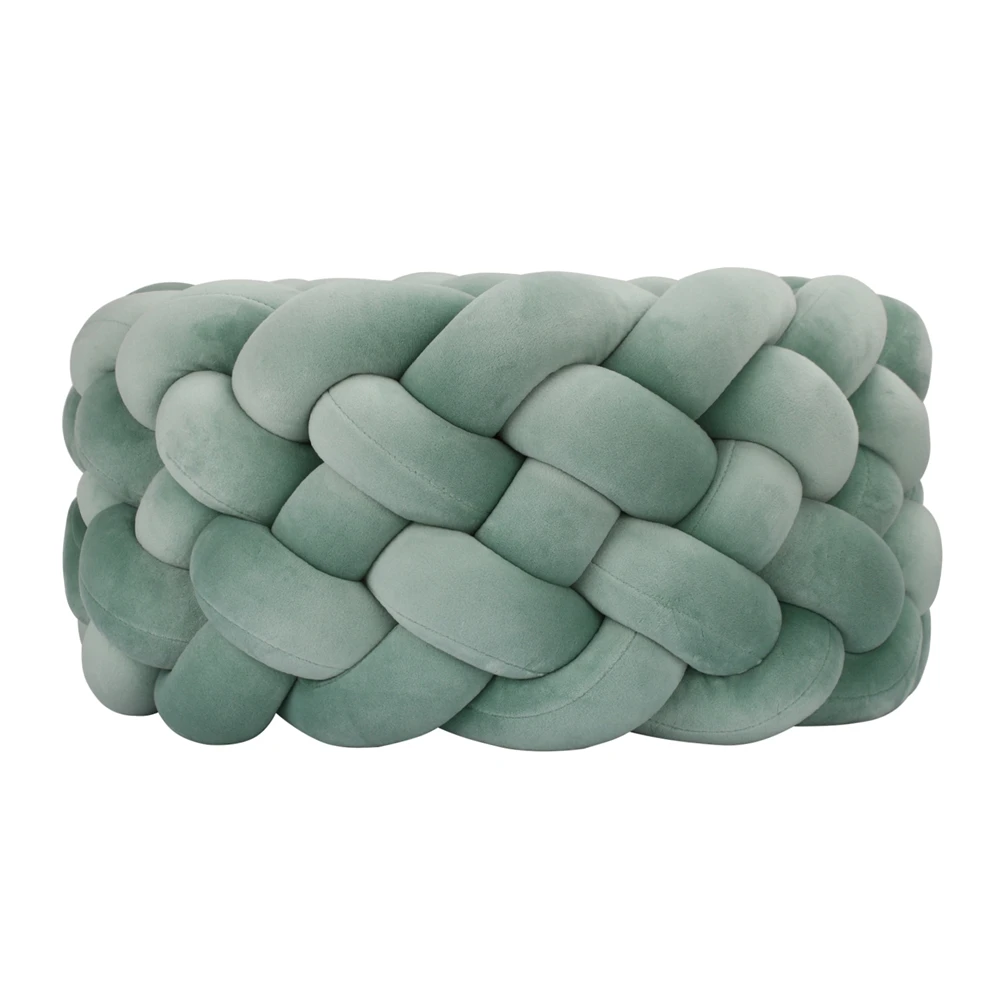 200cm Braided Baby Crib Bumper Pad Soft Breathable Toddler Bed Rail Protector Nursery Decor Newborn Baby Shower Gifts
