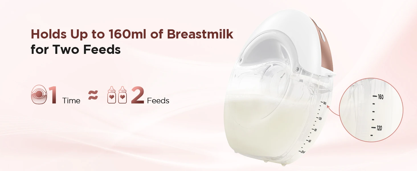 Electric Breast Pump 3 modes & 12 levels Hands-Free Breastpump, Pain-Free, BPA-Free Milk Collector with 17/19/21/24 mm Flange