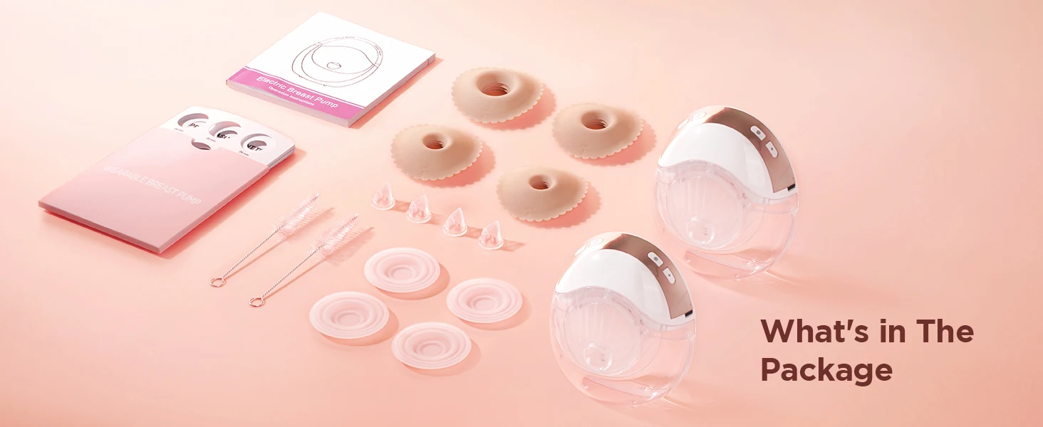 Electric Breast Pump 3 modes & 12 levels Hands-Free Breastpump, Pain-Free, BPA-Free Milk Collector with 17/19/21/24 mm Flange