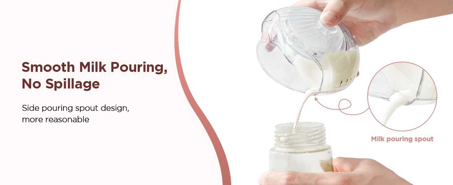 Electric Breast Pump 3 modes & 12 levels Hands-Free Breastpump, Pain-Free, BPA-Free Milk Collector with 17/19/21/24 mm Flange