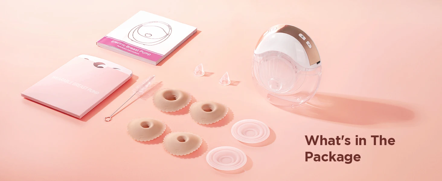 Electric Breast Pump 3 modes & 12 levels Hands-Free Breastpump, Pain-Free, BPA-Free Milk Collector with 17/19/21/24 mm Flange