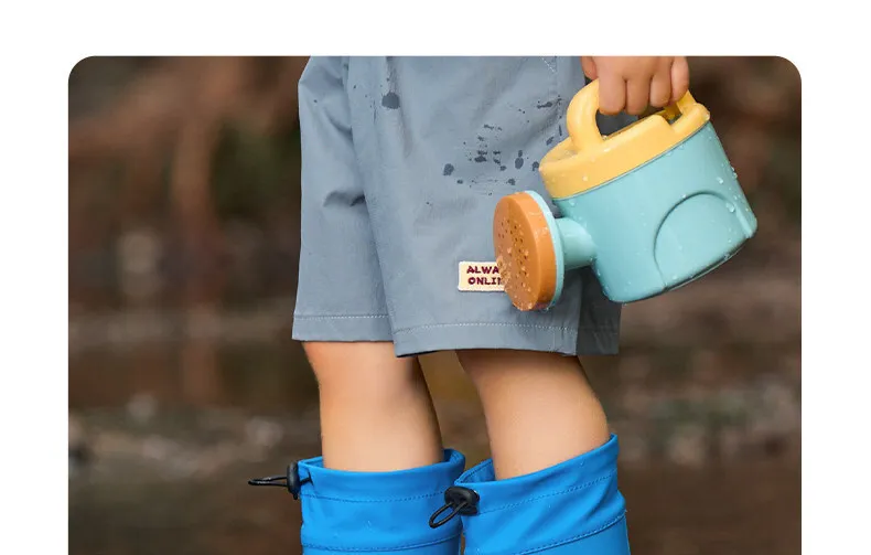 2026 New Kids Anti Slip Rain Boots Soft Waterproof Rubber Shoes Comfortable Wear Resistant Casual Water Boots For Boys Girls