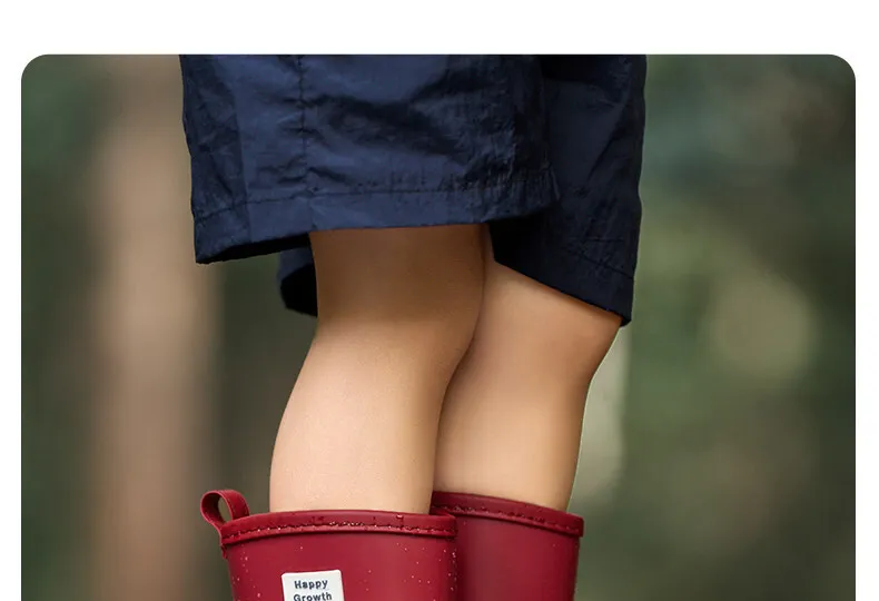 2026 New Kids Anti Slip Rain Boots Soft Waterproof Rubber Shoes Comfortable Wear Resistant Casual Water Boots For Boys Girls