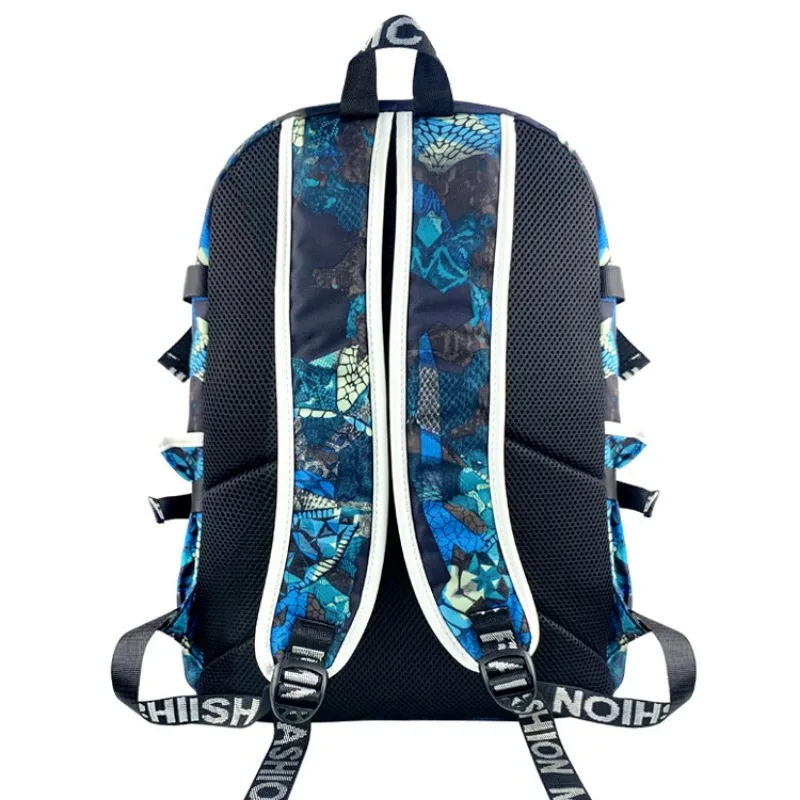 NEW Fortnite Game Headset Student Bookbag Double Shoulder Backpack For Youth Men Women Travel Motorcycle Equipment Accessories
