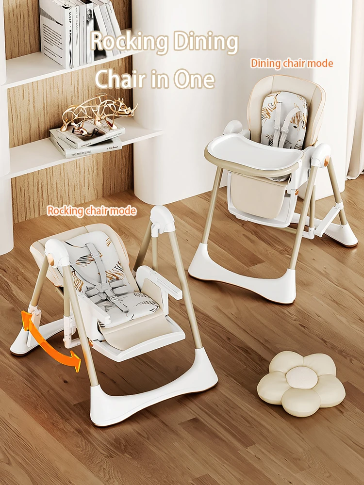 Baby High Chair Baby Dinner Chair Multi Functional Infant High Chair Detachable Seat Cushion