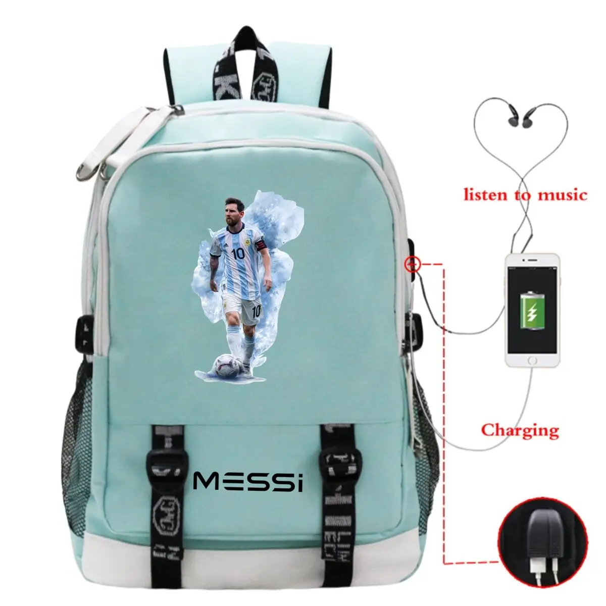 Soccer Lover Back To School Bagpack Men Women Fashion Football Star Graphics Rucksack Casual School Bags For Teenage Girls Boys