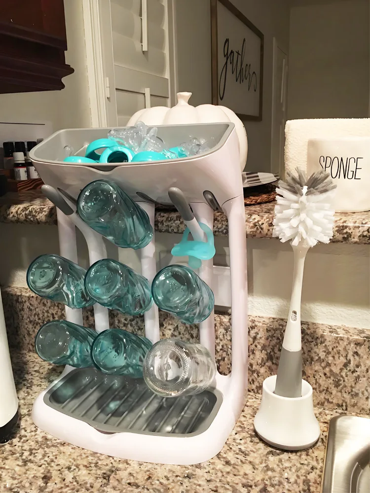 Baby Bottle Drain Rack, Convenient Drying Rack, Shelf Hanging Drain, Baby Water Cup Drying Rack Bracket Space Saving