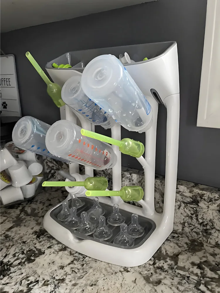 Baby Bottle Drain Rack, Convenient Drying Rack, Shelf Hanging Drain, Baby Water Cup Drying Rack Bracket Space Saving