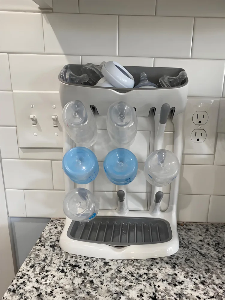 Baby Bottle Drain Rack, Convenient Drying Rack, Shelf Hanging Drain, Baby Water Cup Drying Rack Bracket Space Saving