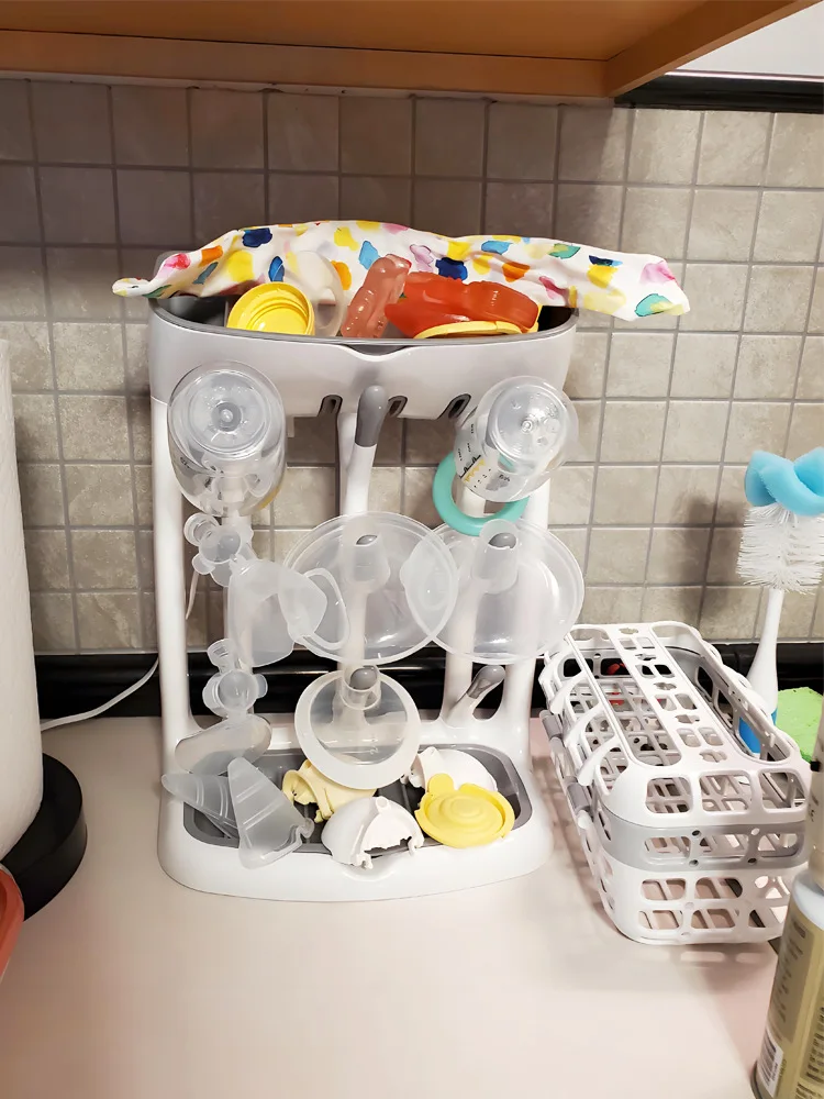 Baby Bottle Drain Rack, Convenient Drying Rack, Shelf Hanging Drain, Baby Water Cup Drying Rack Bracket Space Saving