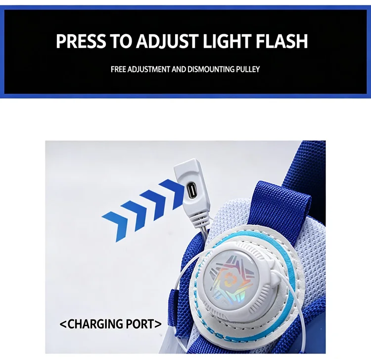 Two Wheels Children's LED Light-Up Roller Skate Shoes Breathable Mesh Kids Boys Girls Glowing Sport Luminous Sneakers Size 29-38