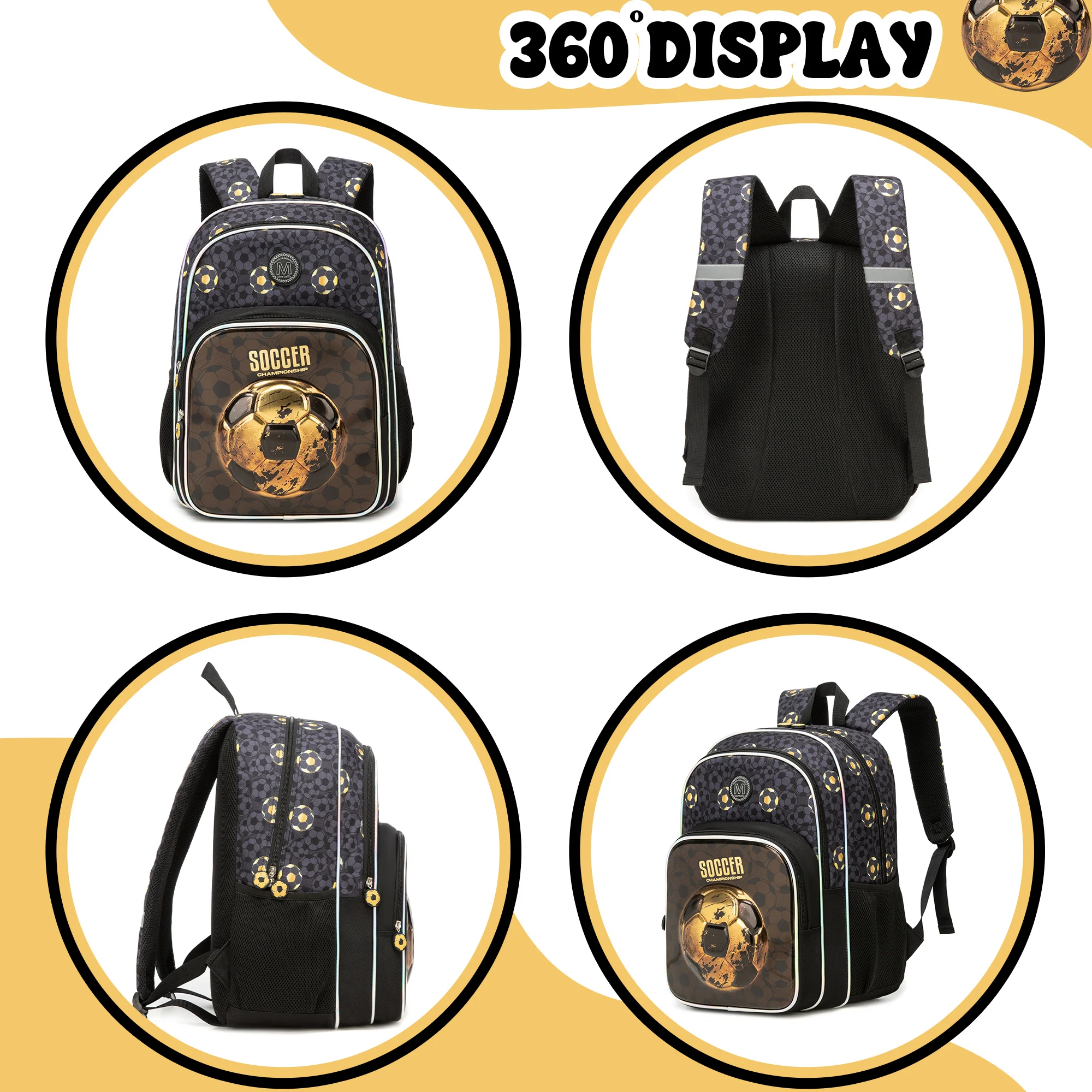 School Backpack for Boys Kids Backpack for Boys Primary School Daypack Elementary Students Kids Schoolbag with Lunch Bag