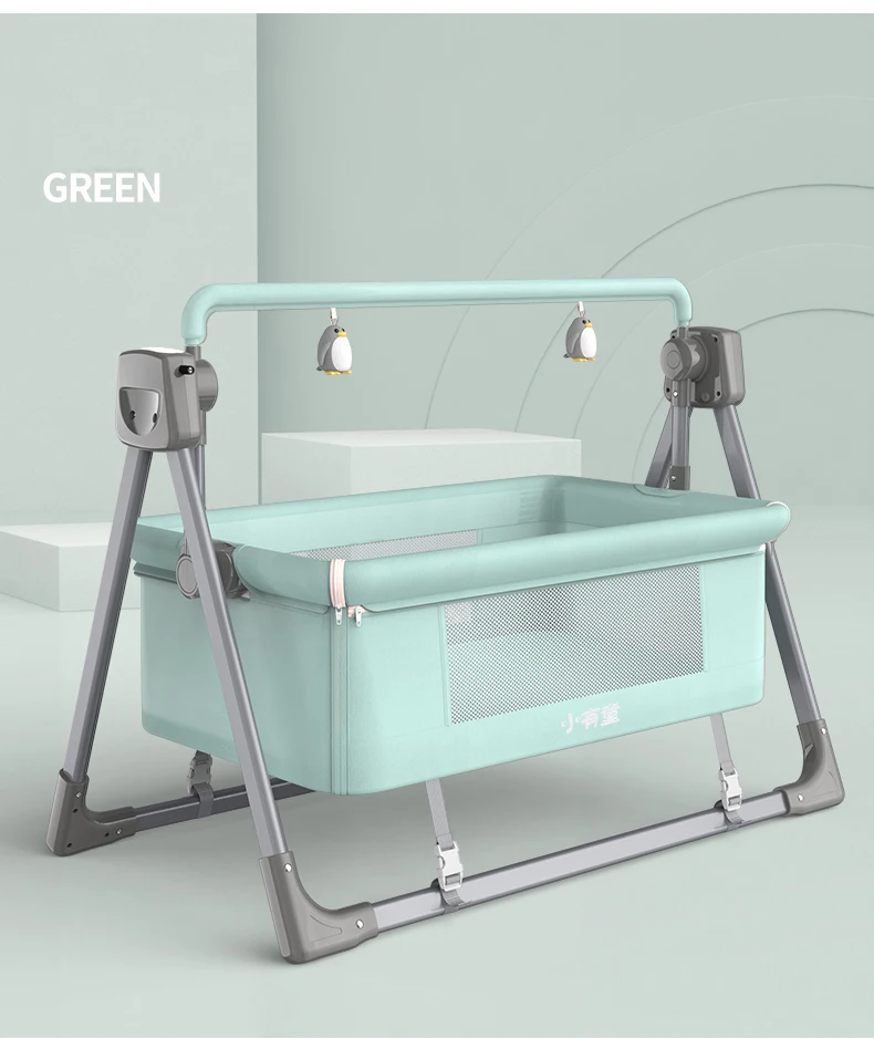 Baby Multifunctional Electric Cradle Rocking Bed Rocking Chair Newborn Smart Coax Baby Soothing Artifact Sleeping Basket