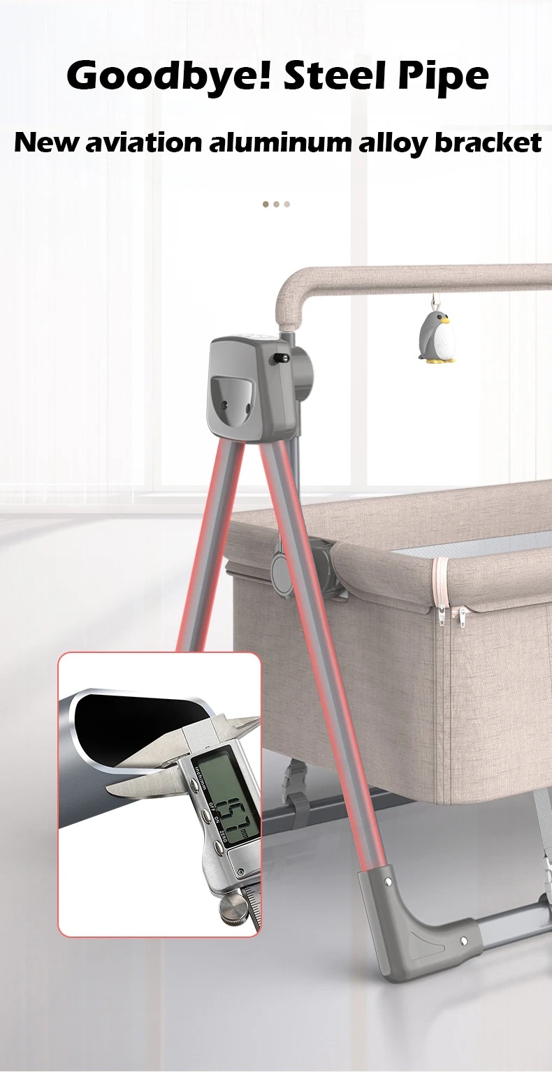 Baby Multifunctional Electric Cradle Rocking Bed Rocking Chair Newborn Smart Coax Baby Soothing Artifact Sleeping Basket
