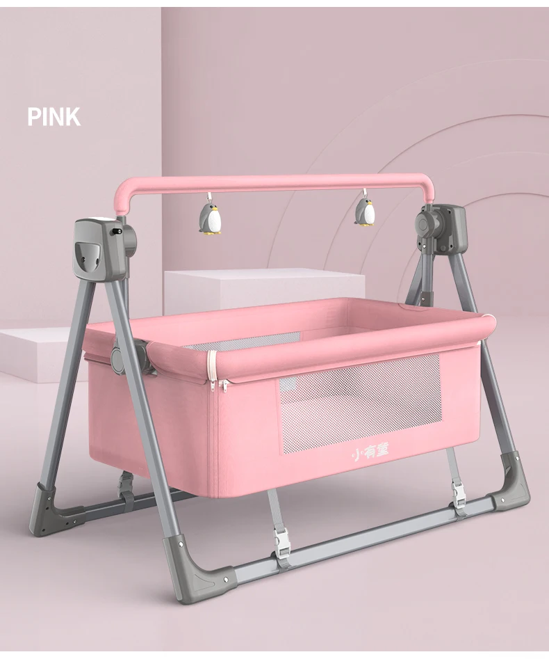 Baby Multifunctional Electric Cradle Rocking Bed Rocking Chair Newborn Smart Coax Baby Soothing Artifact Sleeping Basket