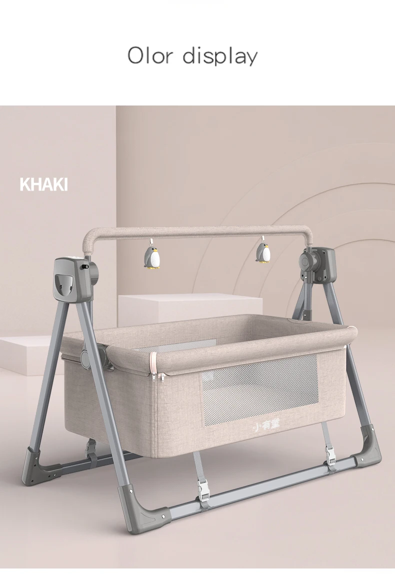 Baby Multifunctional Electric Cradle Rocking Bed Rocking Chair Newborn Smart Coax Baby Soothing Artifact Sleeping Basket