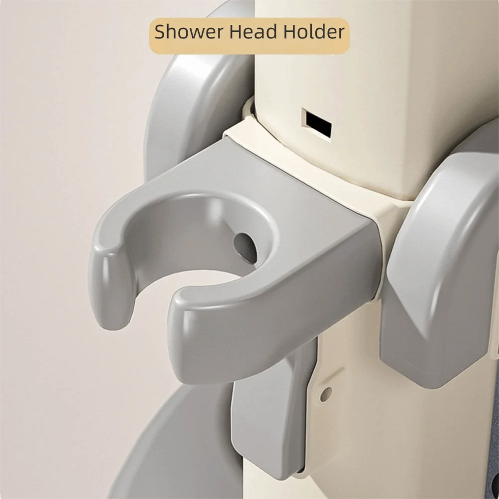 Non-Slip Baby Bath Stand Anti-Tip Free-Standing Baby Standing Shower Stand Safe Multifunctional Infant Bath Support
